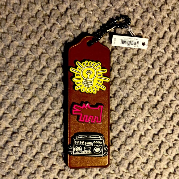 Coach Accessories - Coach 3 enamel pins by Keith Haring lightbulb dog and boombox